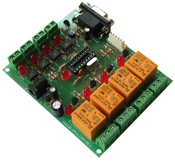 OLIMEX. BOARD PARA MICROCONTROLADORES. 18 PINES. RS232. ICSP/ICD. 4/OUT RELES. 220V. 10A. 4IN/OPTOACOPLADAS. (P/N PIC-IO).
