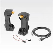 VEHICLE CRADLE FOR MC9000-K ONLY. CRADLE CHARGES UNIT, HAS COMMUNICATION CAPABILITY AND SUPPORTS SPARE BATTERY CHARGING. (INCLUDES POWER CABLE)