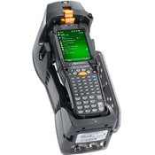 MC9XXX FORK LIFT CRADLE HIGH VOLTAGE KIT: INCLUDES MC90XX/MC9190-G/MC9200 FORK LIFT CRADLE (PART# FLC9000-1001R), HIGH VOLTAGE POWER CONVERTER (PART# PWRS-14000-251R), FORK LIFT POWER INPUT CABLE (PART# 25-103872-01R)