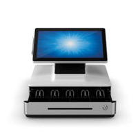 PAYPOINT PLUS POS SYSTEM, MTO, NCNR, NO OS, CORE I5-8500T, 15.6-INCH, PCAP, 8GB RAM, 128 SSD, 3-INCH PRINTER, 2D BARCODE SCANNER, 4X8 CASH DRAWER, WHITE