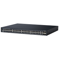 ICX 7150 SWITCH, 48X 10/100/1000 PORTS, 2X 1G RJ45 UPLINK-PORTS, 2X 1G SFP AND 2X 10G SFP+ UPLINK-PORTS UPGRADABLE TO 4X 10G SFP+ WITH LICENSE, BASIC L3 (STATIC ROUTING AND RIP)
